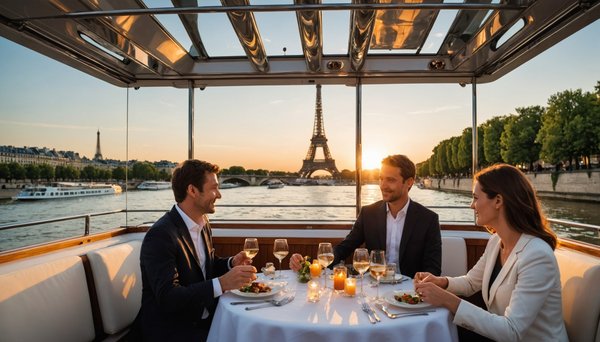 Les meilleures croisières déjeuner pour découvrir paris