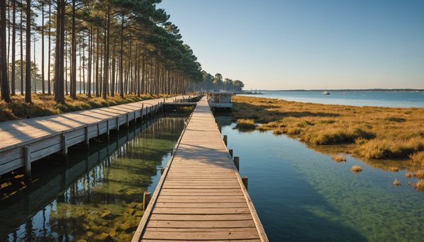 Visiter le bassin d'arcachon : paysages et villages avec le domaine les oréades