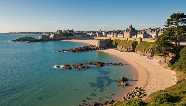 Découvrir saint-malo : plages, remparts et patrimoine avec le camping de l'ile verte
