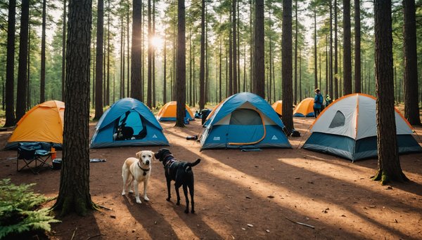 Camping avec chien guide : règles et organisation